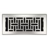Decor Grates AJH410-NKL Floor Register, 4" x 10", Nickel view 1
