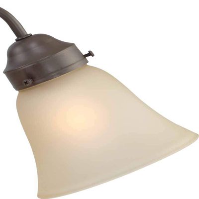 VOLUME LIGHTING GS-161 4 3/4" Bell-Shaped Sepia Glass