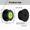 Viborg LP628B Record Weight Stabilizer, Turntable Level and Strobe Scale All-in-one, 280G LP Disc Stabilizer Vinyl Clamp for Phonograph (60Hz, Black) view 2