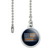 American Flag Bullets Guns USA Second 2nd Amendment Ceiling Fan and Light view 2