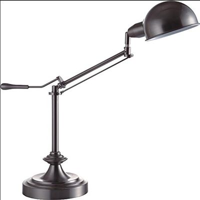 SH Lighting 31186T-BN Swing Arm 18..5" Task Table Desk Lamp