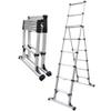 Telesteps 12ES Telescoping A-Frame Ladder 8 ft Height, 12 ft Reach | Type 1AA 375 lb Rated | Compact Folding Aluminum Ladder with Stair Offset, Safety Locks & Wide Stabilizer view 1