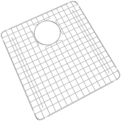 Rohl WSGRSS1718SS Forze 16-1/8" L x 17-5/16" W Stainless Steel Basin Rack with Rubber Feet Stainless Steel