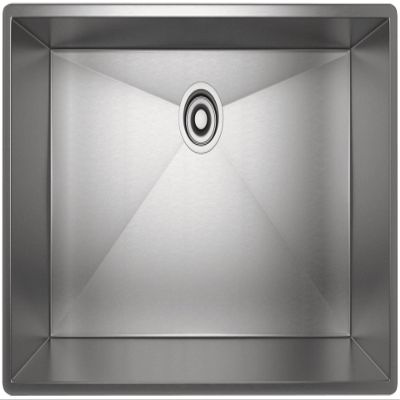 Rohl RSS3018SB 30-Inch Kitchen Sink with Tangent Edge, Brushed