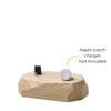 Oakywood - 2in1 Wood Docking Station Compatible with Apple Watch, Compatible with iPhone - Dual Charging Station, 1 x Lightning USB-A Connector Included - Combo Dock - Oak view 2
