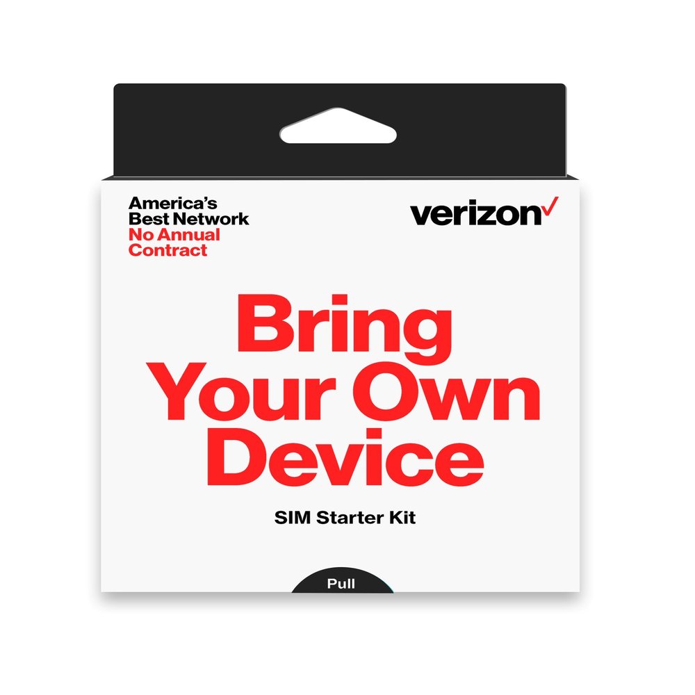 Verizon Prepaid SIM Kit with 3-in-1 SIM (Standard, Micro, Nano)