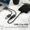 Syntech USB C to USB Adapter, 2 Pack USB C to USB 3, Type C to A, Thunderbolt 3 to USB Female Adapter OTG Cable Compatible with iPhone 17/Air/16/15 Pro Max, iPad mini 6, MacBook Pro, Air and More view 2