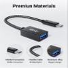 Syntech USB C to USB Adapter, 2 Pack USB C to USB 3, Type C to A, Thunderbolt 3 to USB Female Adapter OTG Cable Compatible with iPhone 17/Air/16/15 Pro Max, iPad mini 6, MacBook Pro, Air and More view 3
