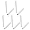 uxcell Lamp Pipe Nipple, M6 Thread 60mm Length Hollow Lamps Repair Part Hardware for Lamp Lights, Zinc Plated Silver Tone, Pack of 10 view 1