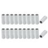 uxcell Pack of 20 Lamp Pipe Nipple M8 Thread 20mm L Zinc Plated Silver Tone view 1
