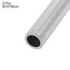 uxcell Lamp Pipe Nipple, M10 Thread 500mm Length Hollow Lamps Repair Part Hardware for Lamp Lights, Zinc Plated Silver Tone, Pack of 2 view 2