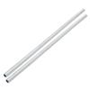 uxcell Lamp Pipe Nipple, M10 Thread 360mm Length Hollow Lamps Repair Part Hardware for Lamp Lights, Zinc Plated Silver Tone, Pack of 2 view 1