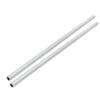 uxcell Pack of 2 Lamp Pipe Nipple M10 Thread 320mm L Hollow Silver Tone view 1