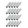 uxcell Lamp Pipe Nipple, M10 Thread 40mm Length Hollow Lamps Repair Part Hardware for Lamp Lights, Zinc Plated Silver Tone, Pack of 20 view 1
