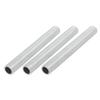 uxcell Pack of 3 Lamp Pipe Nipple M14 Thread 120mm L Zinc Alloy Silver Tone view 1