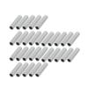 uxcell Lamp Pipe Nipple, M10 Thread 40mm Length Hollow Lamps Repair Part Hardware for Lamp Lights, Zinc Plated Silver Tone, Pack of 30 view 1