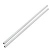 uxcell Lamp Pipe Nipple, M10 Thread 400mm Length Hollow Lamps Repair Part Hardware for Lamp Lights, Zinc Plated Silver Tone, Pack of 2 view 1