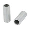 uxcell Lamp Pipe Nipple, M12 Thread 30mm Length Hollow Lamps Repair Part Hardware for Lamp Lights, Zinc Alloy Silver Tone, Pack of 30 view 4
