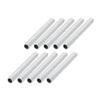 uxcell Lamp Pipe Nipple, M10 Thread 90mm Length Hollow Lamps Repair Part Hardware for Lamp Lights, Zinc Plated Silver Tone, Pack of 10 view 1