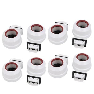 uxcell 8Pcs T8/T12 Fluorescent Light Holder G13 Base Single Head AC 500V 2A