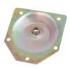 uxcell 70mmx67mmx1.2mm Zinc Plated Table Leg Mounting Plates Bronze Tone 4pcs view 3