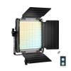 GVM Led Bi-Color Video Lights with APP Function, Variable CCT 2300K-6800K and 10%-100% Brightness with Digital Display for Video Studio Shooting, CRI97+ TLCI97 Led Light Panel +Barndoor view 1