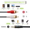 Ruaeoda 2RCA Aux Audio Cable 50 Feet,3.5mm Aux to 2RCA Male Stereo Audio Y Cable view 3