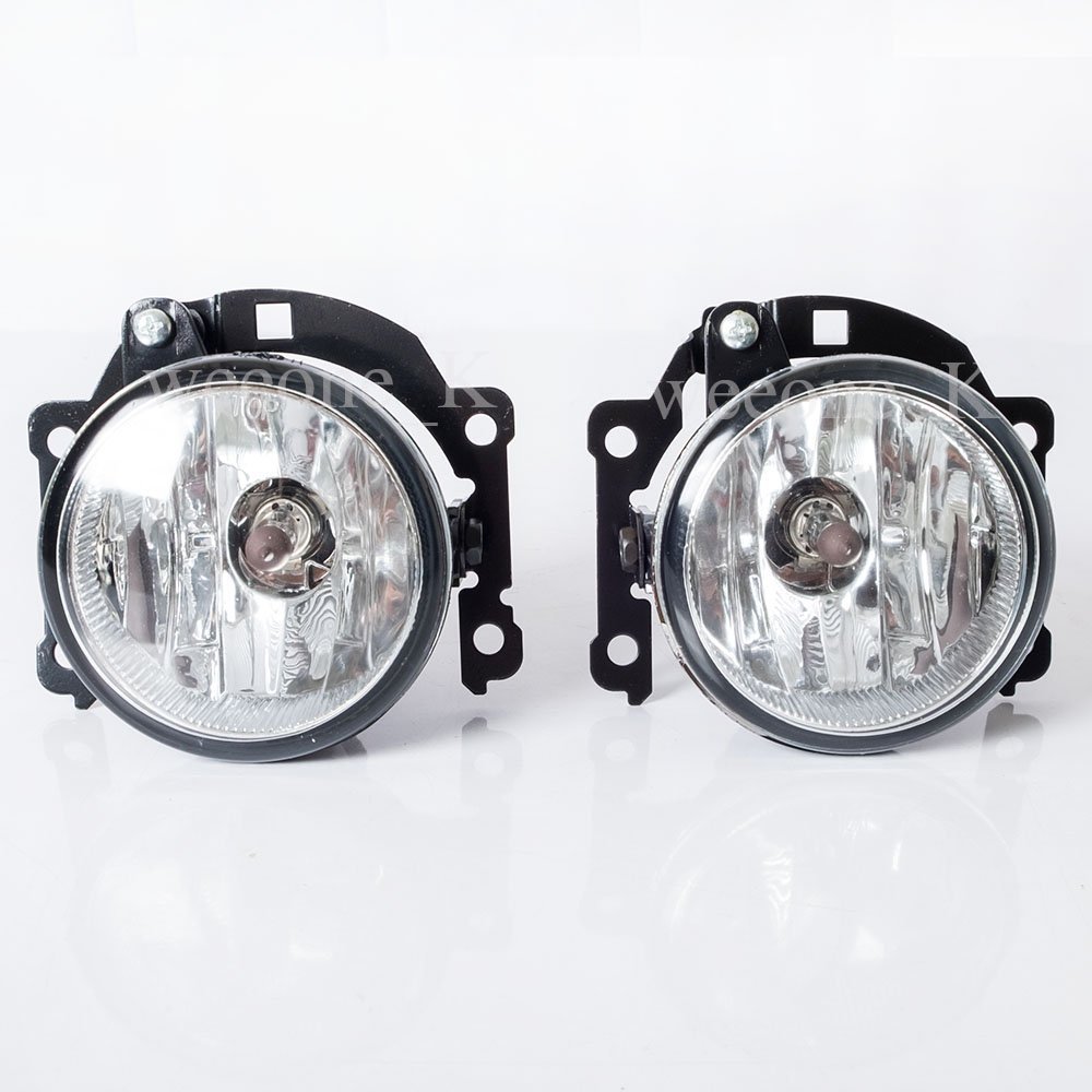 K1AutoParts Spot Fog Light Lamp Kit Fit For Mitsubishi Mirage Hatchback 2015 2016