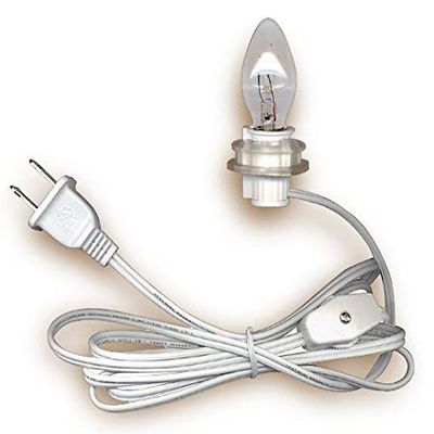 National Artcraft 6' White Lamp Cord (Pkg/1)