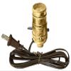 National Artcraft 6' Brown Cord with Side-Exit Lamp Socket (Pkg/1) view 1