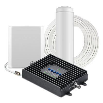 SureCall Fusion4Home Cell Phone Signal Booster Kit for Home and Office - Verizon, AT&T, Sprint, T-Mobile 3G, 4G and LTE, Covers Up to 3,000 Sq Ft, black (SC-PolyH-72-OP-Kit)