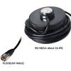 HYS NMO Magnetic Antenna Mount, Heavy Duty Car Roof Base with 16.4ft Cable view 3