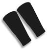 iM Sports Skin Guards Skin Protection Forearm Sleeves + Covers Aging or Thin Skin + UV Protection - Unisex + Made in USA - Black - Medium/Large - Pair view 1