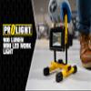 ProLight 511510 Mini 10 watt LED Rechargeable Work Light, 900 Lumens, Yellow/Black view 2