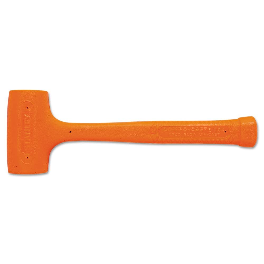 Stanley 57-531 Compo-Cast Soft Face Dead-Blow 18 oz. Forged Steel Handle Mallet
