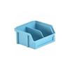 Hang and Stack Storage BIN, Plastic, Light Blue, 6 in H, 11 3/8 in W, 12 7/8 in L view 1