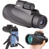 Gosky 12X50 High Power Prism Monocular Smartphone Holder and Handheld Tripod Kit- Waterproof/Fog-Proof/Shockproof Grip Scope -for Hiking,Hunting,Climbing,Birdwatching Watching Wildlife and Scenery view 1