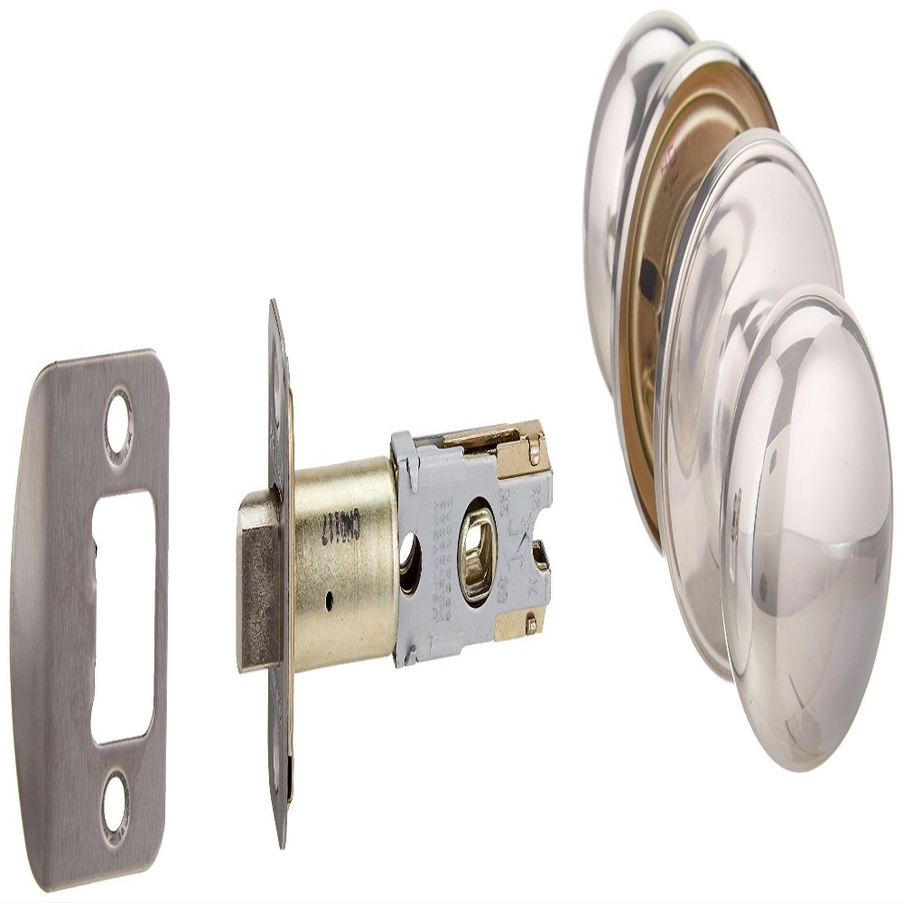Schlage J10STR625 Stratus Bright Chrome Round Passage Door Knob