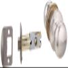 Schlage J10STR625 Stratus Bright Chrome Round Passage Door Knob view 1
