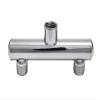 Double Shower Head Manifold Brushed Nickel view 1