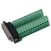 DB25-G2 25 Pin Male Plug Port Signal 2 Row Terminal Breakout Board Screw Nut Connector view 1