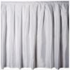 Carnation Home Fashions Lauren Dobby Fabric Sink Skirt, 56-Inch by 32-Inch, White view 1