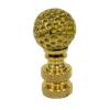 Solid Brass Golf Ball Lamp Shade Finial view 1