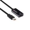 Club 3D CAC-1180 Mini DisplayPort 1.4 to HDMI 2.0B HDR Adapter Supports 4096X2160@60Hz High Dynamic Range, Black view 1