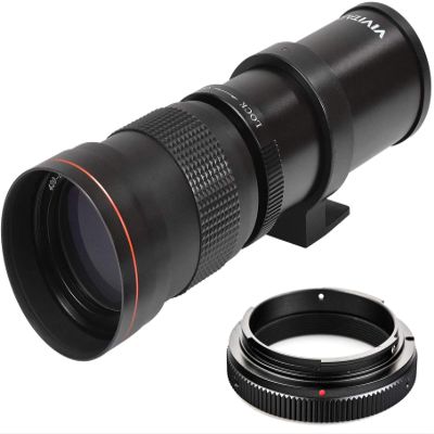 High-Power 420-800mm f/8.3 HD Manual Telephoto Lens for Nikon DSLR