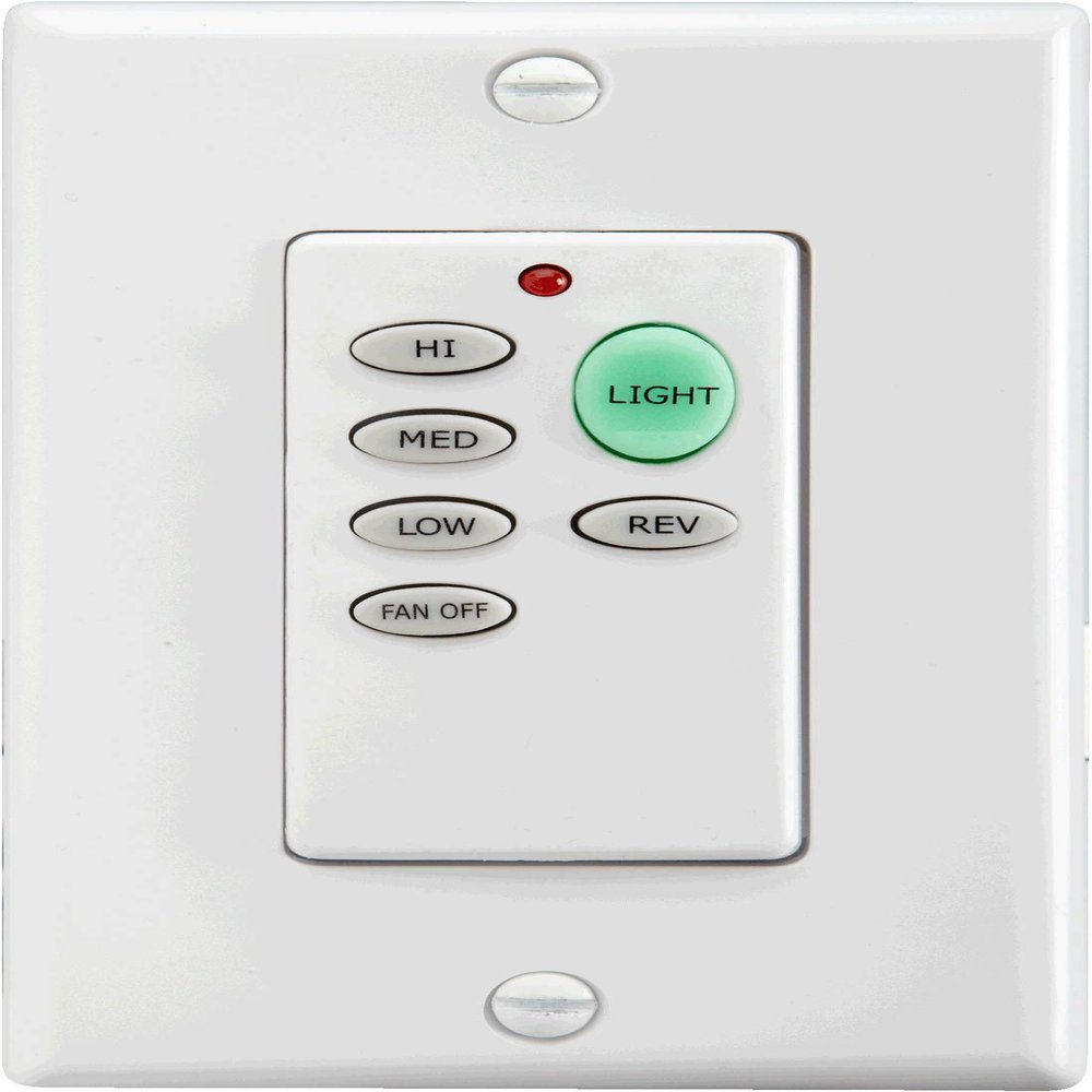 Quorum 7-1305-0, 3-Fan Speeds, Reversible & Light Dimming Wall