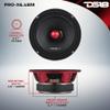 DS18 PRO-X6.4BM Loudspeaker - 6.5", Midrange, Red Aluminum Bullet, 500W Max, 250W RMS, 4 Ohms - Premium Quality Audio Door Speakers for Car or Truck Stereo Sound System (1 Speaker) view 4