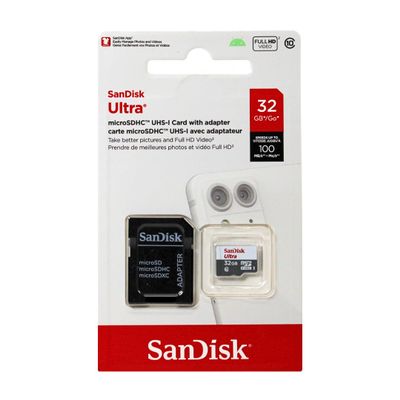 SanDisk 32GB Ultra microSDHC Card Class 10 (SDSDQUA-032G-A11A)