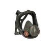3M Full Facepiece Reusable Respirator 6900, NIOSH, Large Lens, ANSI High Impact Eye Protection, Silicone Face Seal, Four-Point Harness, Comfortable Fit, Painting, Dust, Chemicals, Large view 1