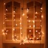 ELEOPTION Outdoor Indoor String Lights Plug in Decorative Fairy LED Light with Waterproof US Plug AC 120V Star String Light for Patio Curtain Bedroom Wedding (6.6Feet with 120LEDs Stars) view 2